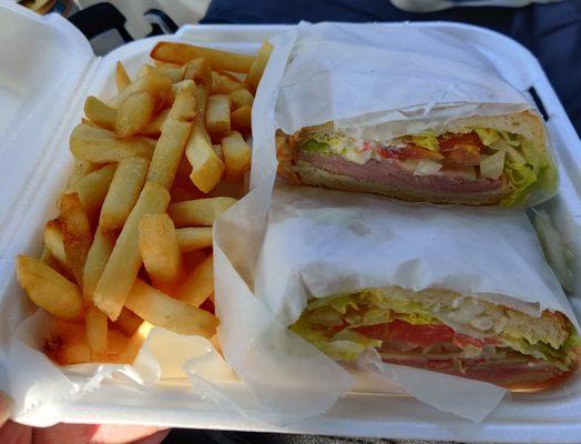 Cuban and fries