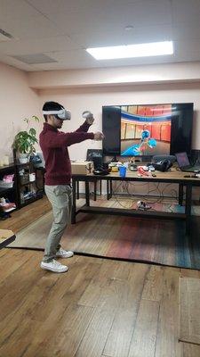 VR session