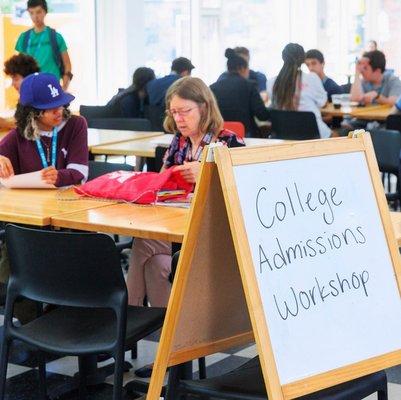 College admissions workshops