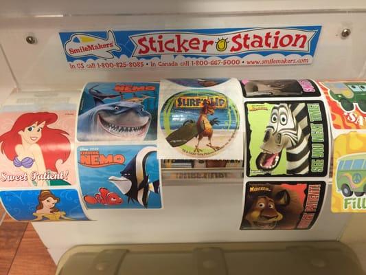 Sticker Station for the kid in you