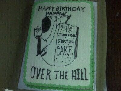 Over the hill cakes