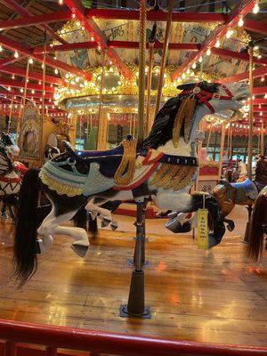 Bushnell Park Carousel, Wind Dancer.