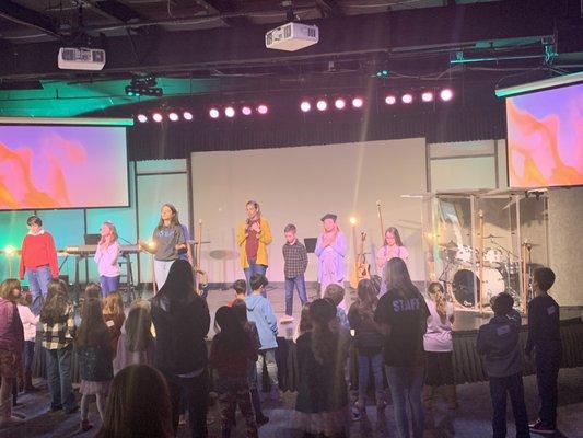 Multiply Kids church where kids come to worship