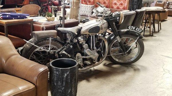 Vintage motorcycle @ Big Daddy's Antique store