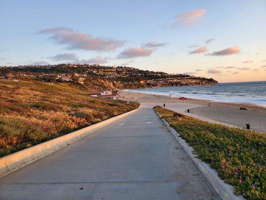 Redondo Beach looking towards Palos Verdes.