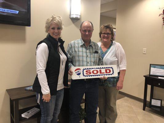 Thank you John & Kathryn for choosing me to be your realtor!