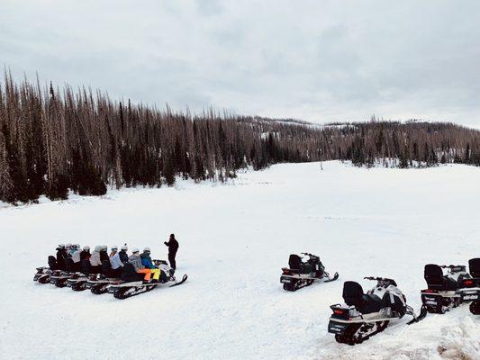 Getting ready to head into the pass.