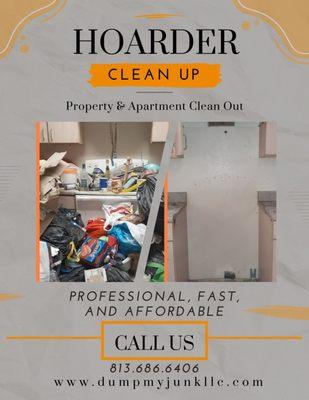 Junk Removal; Commercial Clean Up; Hot Tub Removal; Bagster Pick Up; Furniture Pick Up; Shed Demolition; Garage Clean Out; 813-536-3338