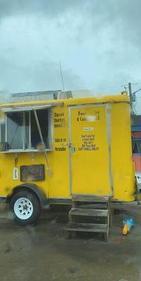 Ain't no Taco Bell! Front view of food truck.