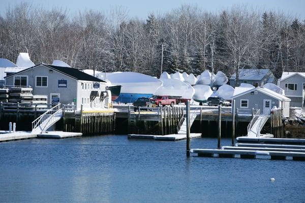 Winter boat storage - inside heated and unheated buildings, and outdoor space