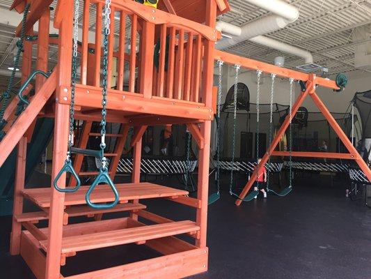 Playground equipment available for private parties