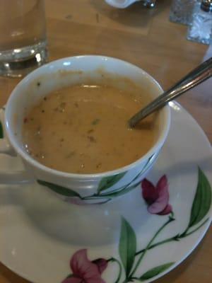 Corn and crab bisque at Maggie May's (Lulu's) in Bay St. Louis, MS