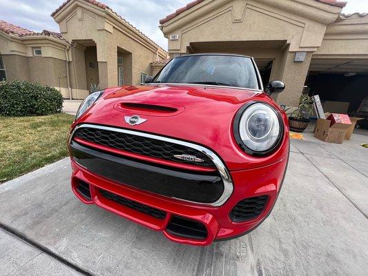 Mini Cooper Exterior protected with 3 month Ceramic Sealant