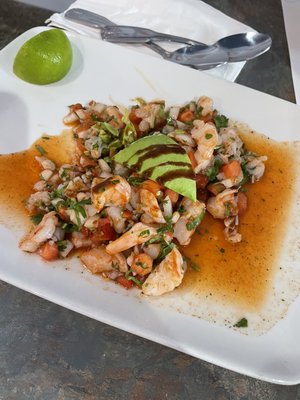 Shrimp ceviche