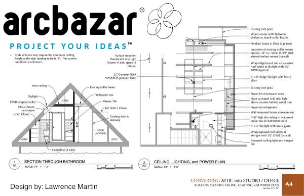 Attic Space Remodeling Competition. Design by Lawrence Martin