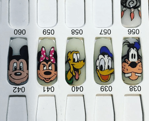 Some Disney nail art!