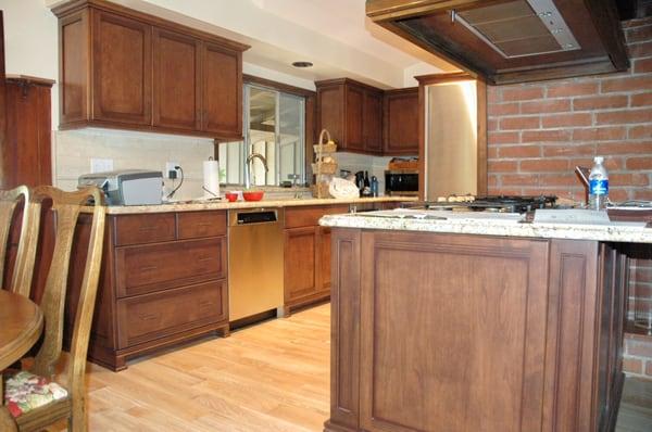 New Kitchen, Flooring, Granite Tops