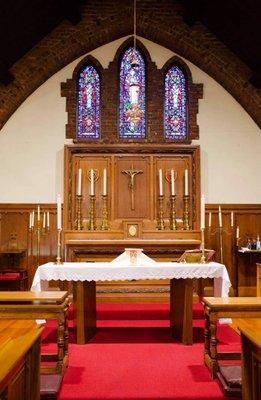 The spectacular altar at St. Thomas'.