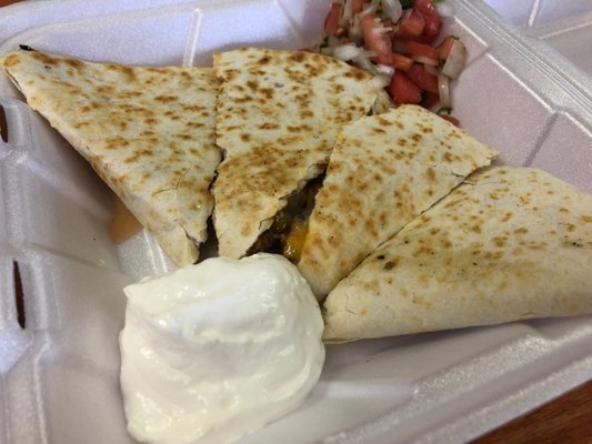 Sabroso Chicken Quesadillas as a perfect App or Entree!