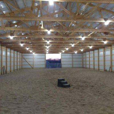 60'x120' indoor riding arena