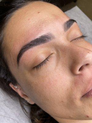 Brow clean up