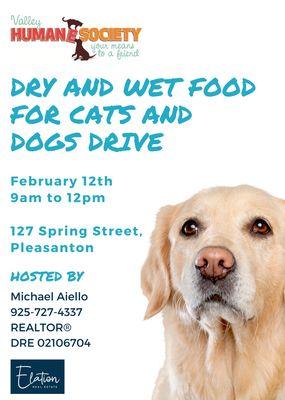 Animal food drive!