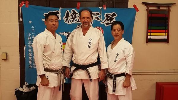 LtoR :Sensei Takeshi Uema , Sensei Ken Lyons , and Sensei Masahiro Teryua