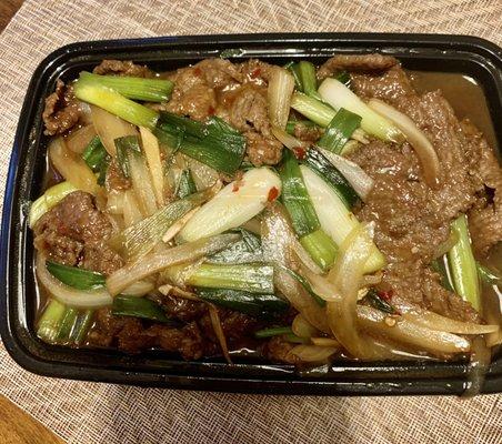 Mongolian beef