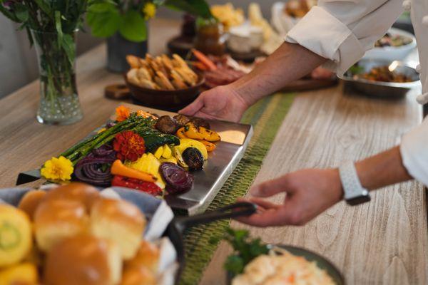 Grilled vegetables for the Mediterranean Menu