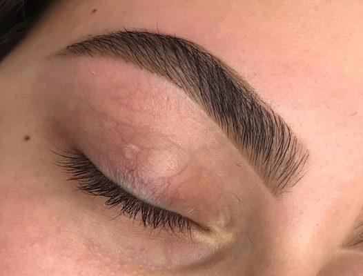 eye brow waxing