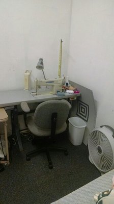 Sewing room for bridal alterations, bridal and I specialize in lady's wear