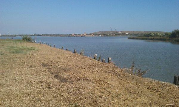 Public fishing area.