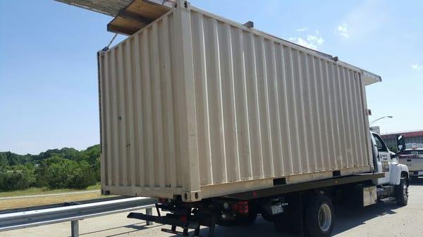 Moving storage containers