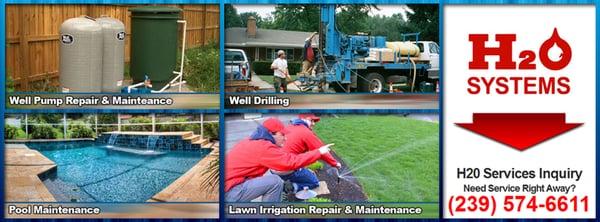 We handle all your outdoor water needs!