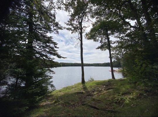 Peaceful vistas of the lake.