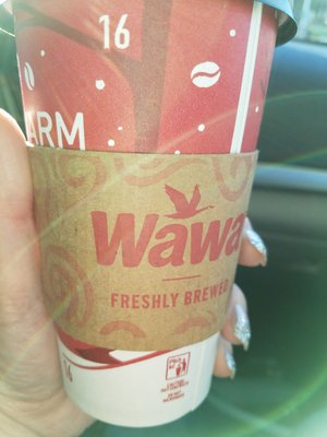 Gotta have my Wawa pumpkin spice coffee to start the day.