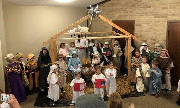 Kids Nativity singing