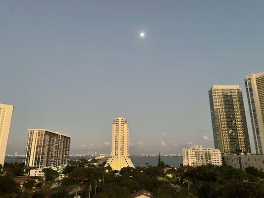 Great view from this roof top bar