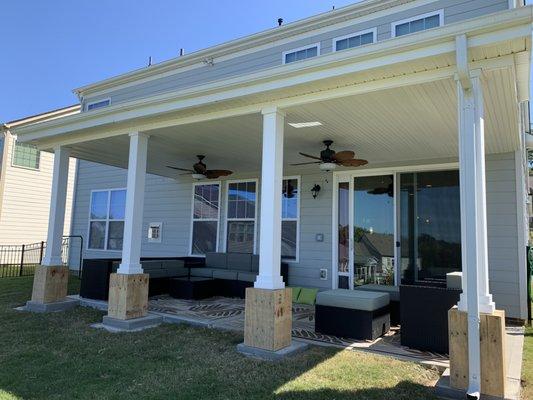 Patio front view