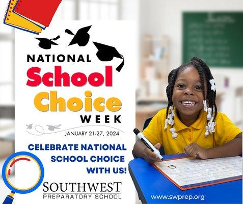 Celebrate National School Choice Week with Us! School choice means giving parents the power to select the best school for their child.