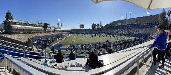 Pano before game time!