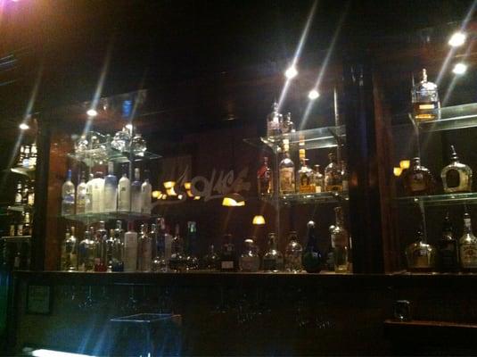 Above the bar at Solace