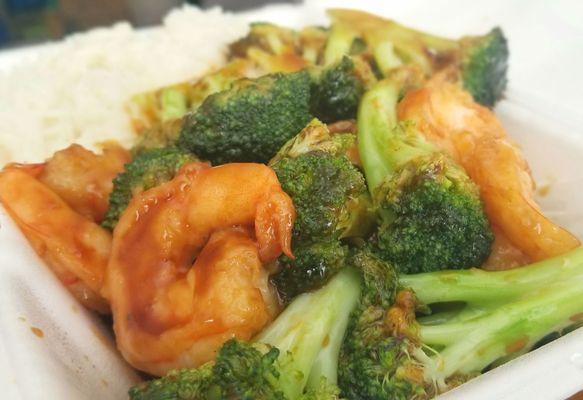 Shrimp and Broccoli (always consistent)