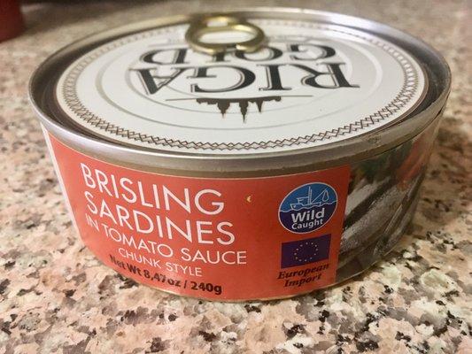 Riga Gold Brisling Sardines w/ Tomato Sauce