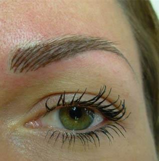 Natural Eyebrow strokes