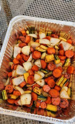 Grilled vegetable tray