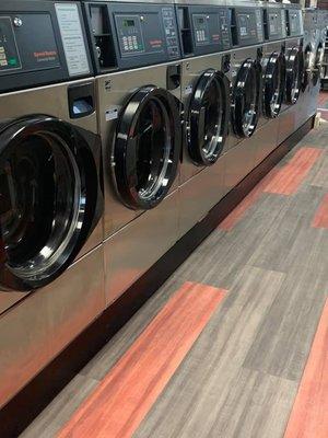 High Spin washers for less dry time