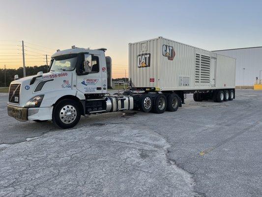 Great Support by Ohio Cat through Hurricane Ian (equipment loaded for return)