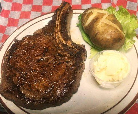 Cowboy cut ribeye