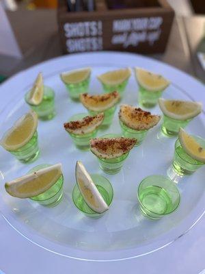 Tequila shots!